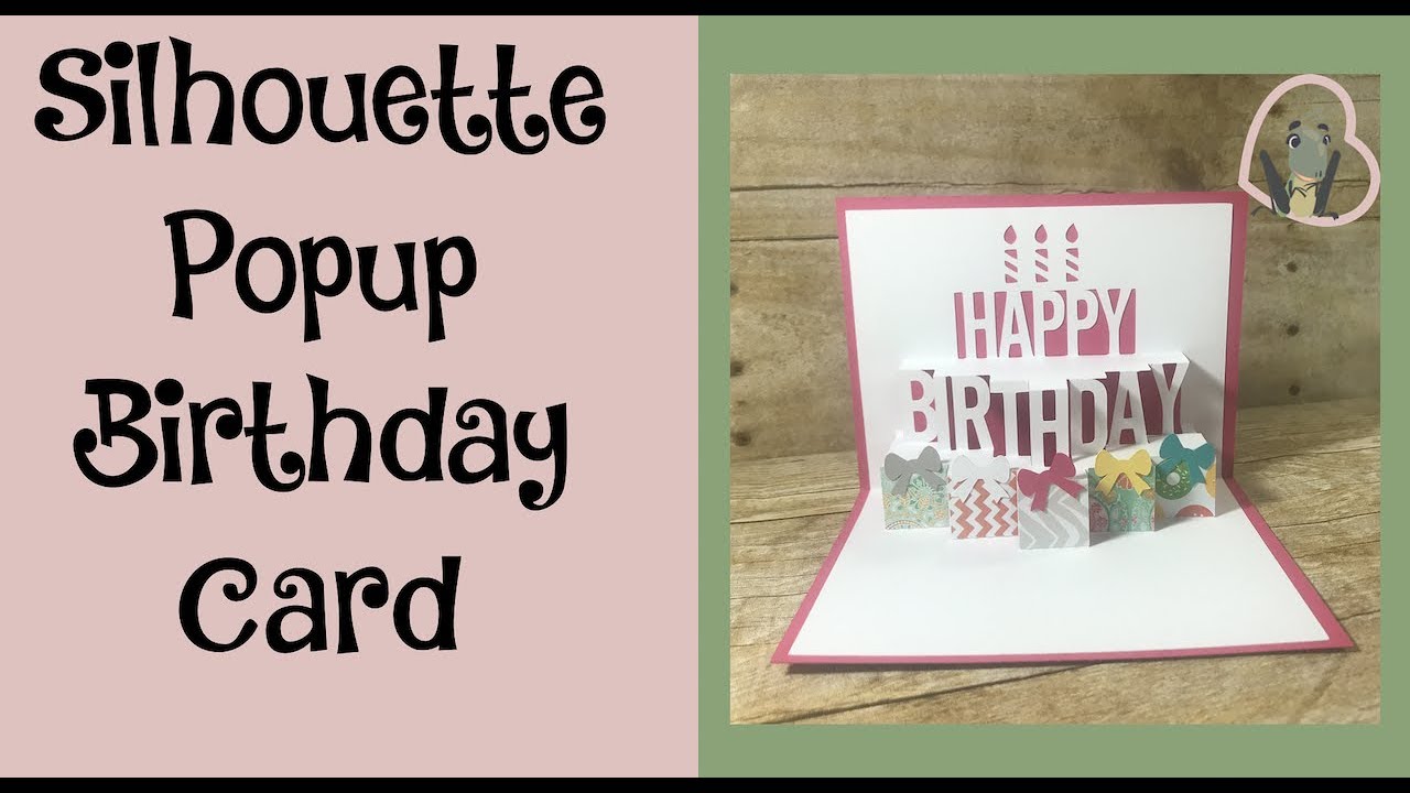 Silhouette | Pop Up Birthday Card