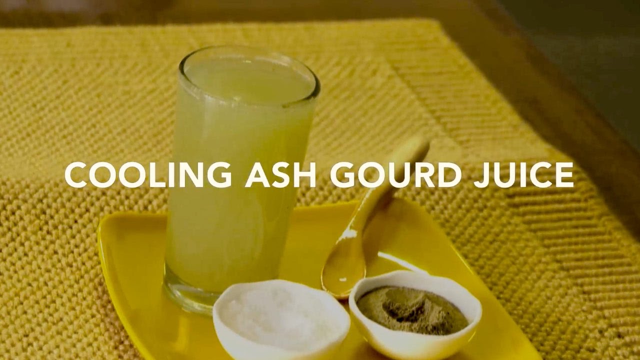 Cooling Ash Gourd Juice
