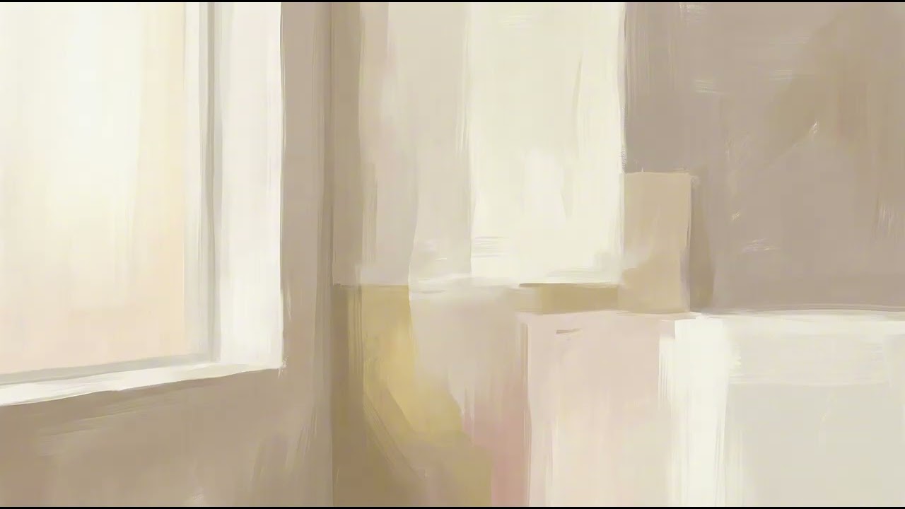 Soft Neutral Abstract Light | Minimalist Idle TV Background | Calm Ambient Visuals