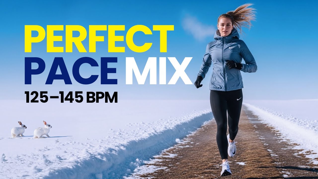[Playlist] Perfect Pace Mix – Плавная Музыка для Бега с Ровным Ритмом (125–145 BPM) | run sync