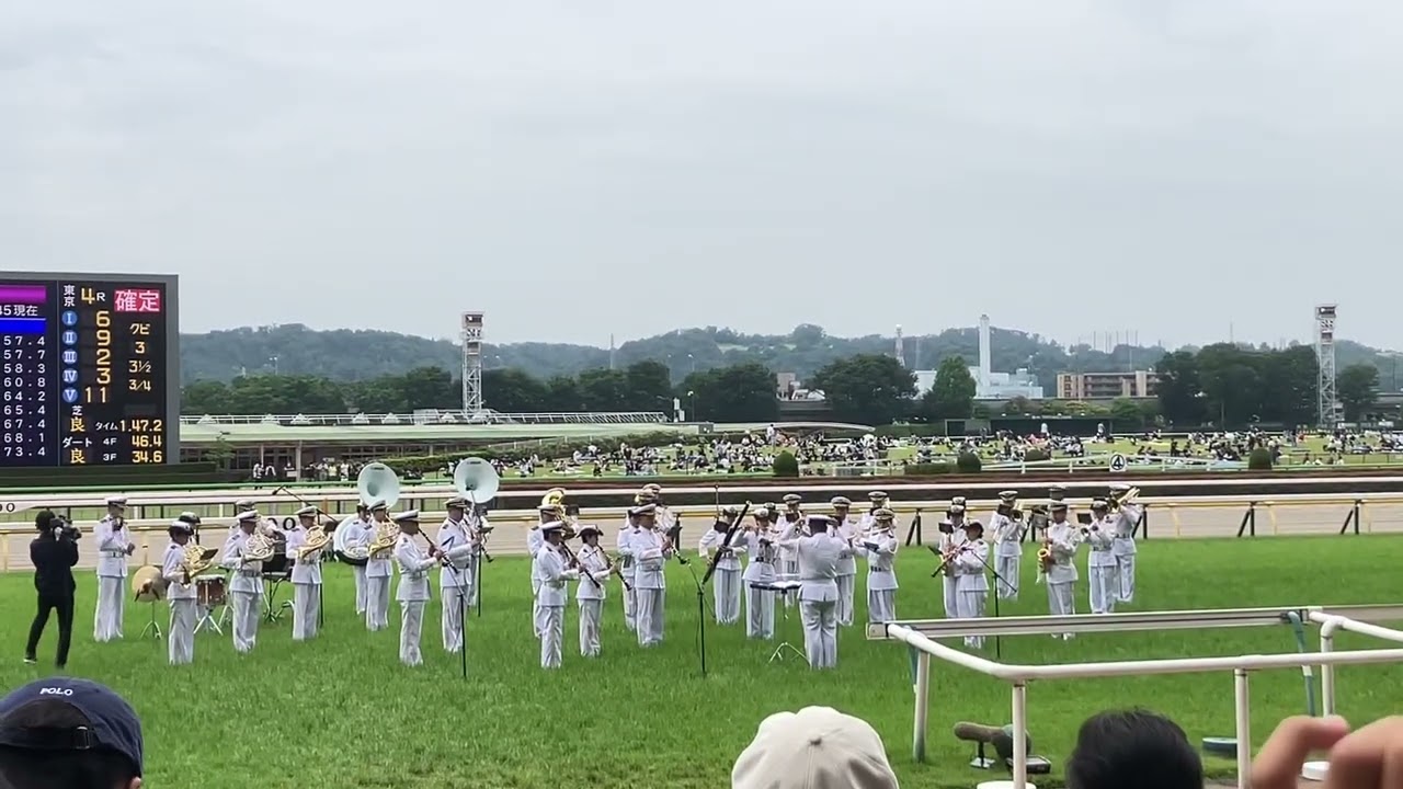 2024.5.19 オークス開催日  海上自衛隊音楽隊　ウマ娘　U.M.A NEW WORLD!!