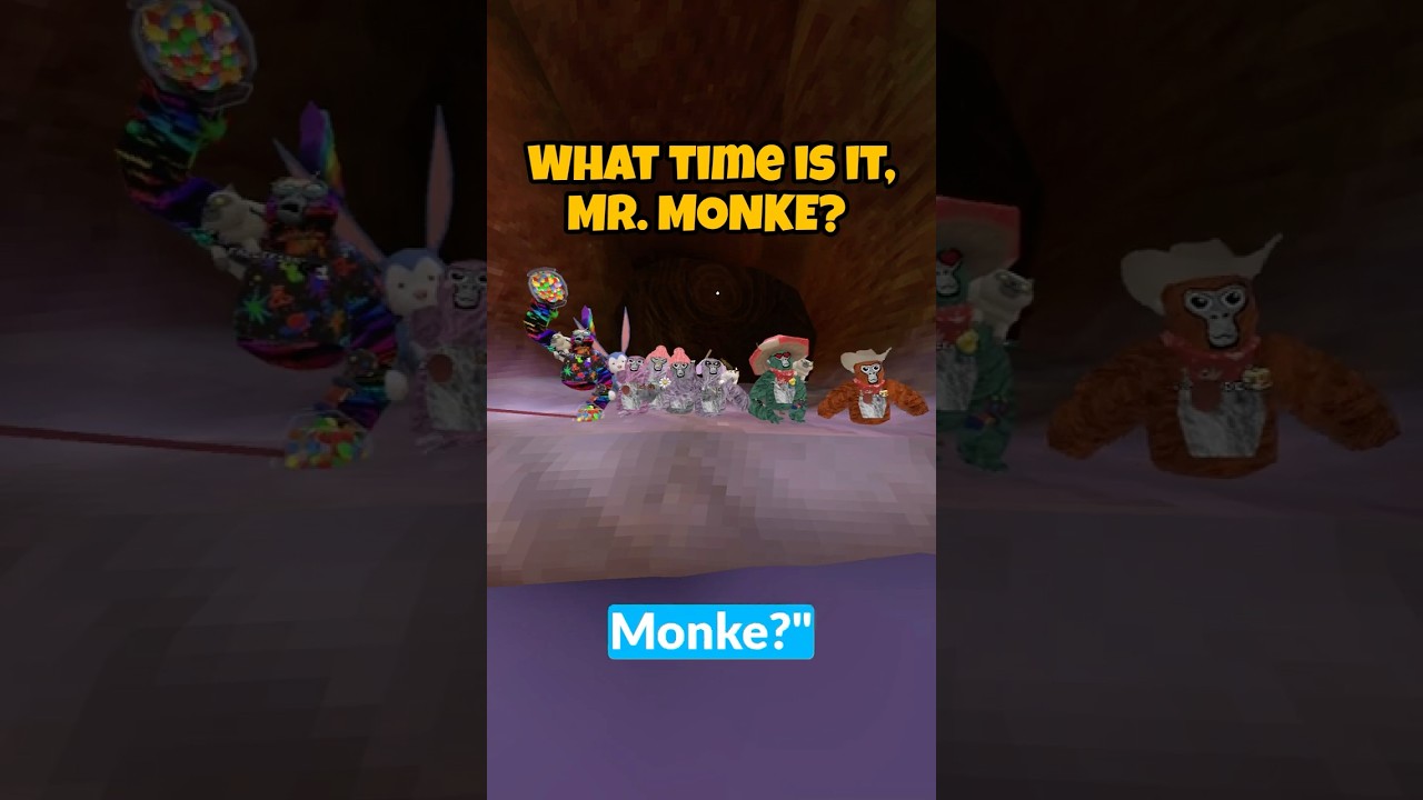 Gorilla Tag Mini Games | What Time is it Mr. Monke?  #gorillatag #minigames