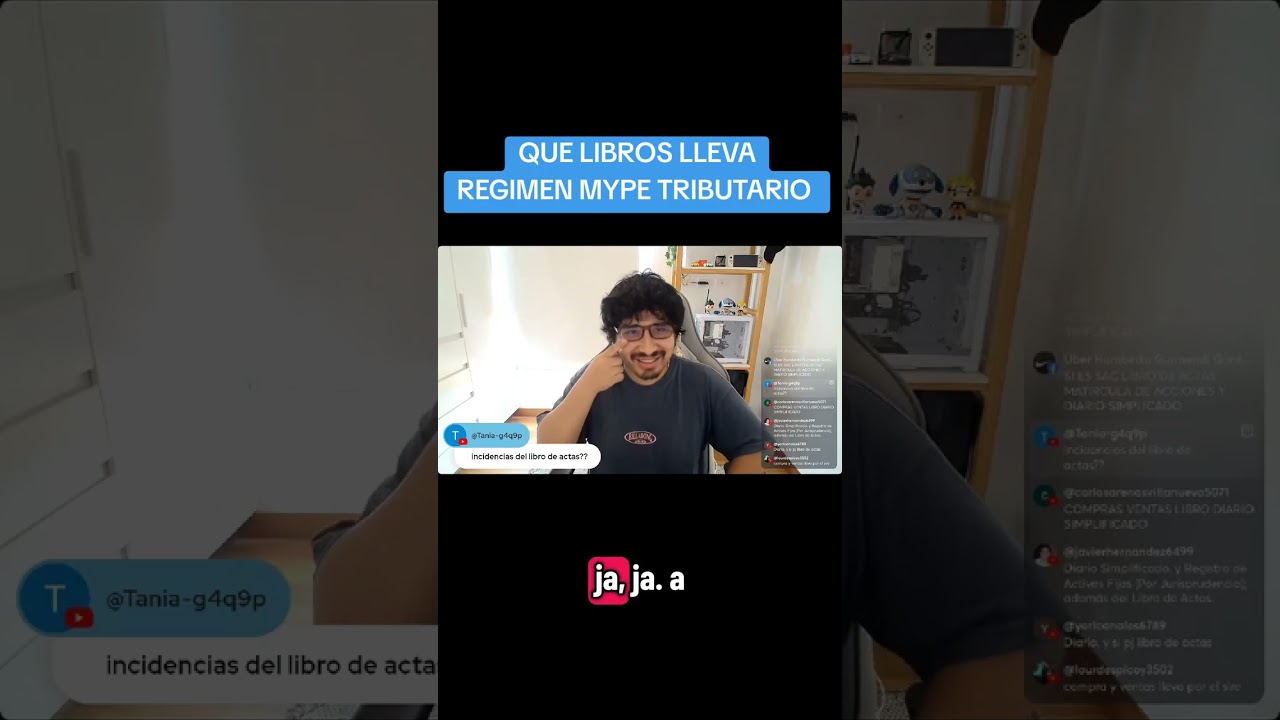 Qué libros lleva un régimen mype tributario