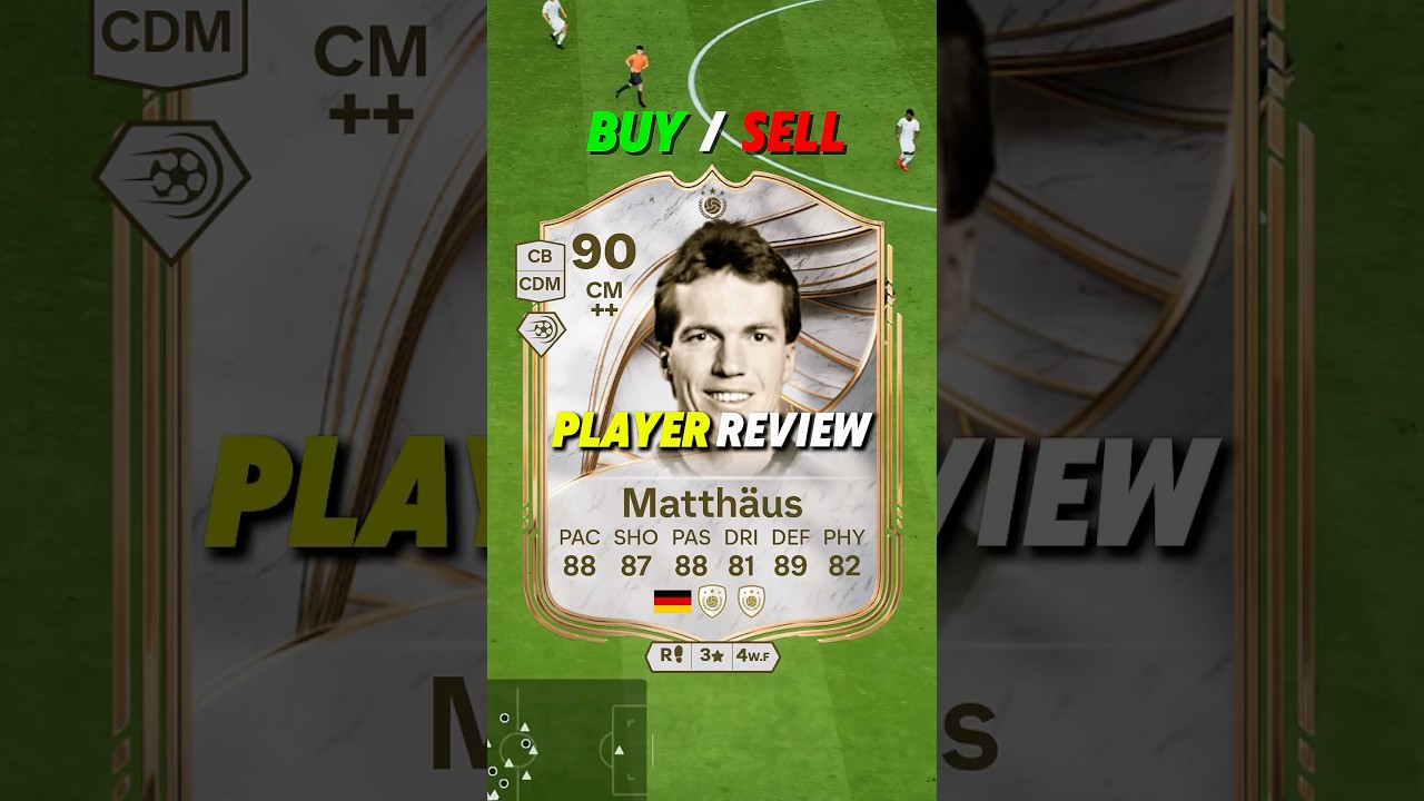 🇩🇪 90 Matth&auml;us Review in FC26 - too expensive 💰 #fc26 #eafc26 #matth&auml;us #player #review #shorts