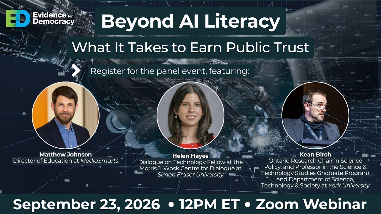 Beyond AI Literacy: What It Takes to Earn Public Trust