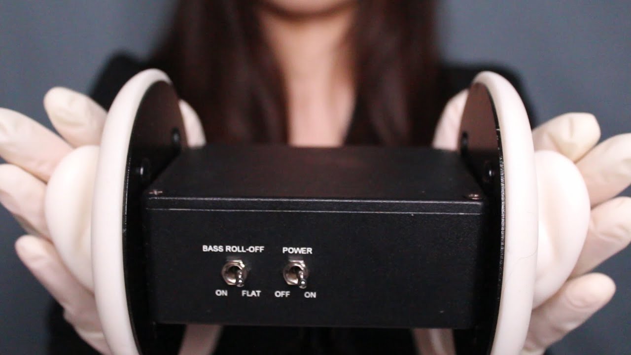 ASMR 3DIO 귀에 바람불며 라텍스 장갑으로 귀 탭핑&마사지&귀청소 Ear blowing&tapping&massage&Cleaning,Latex Gloves,No talking