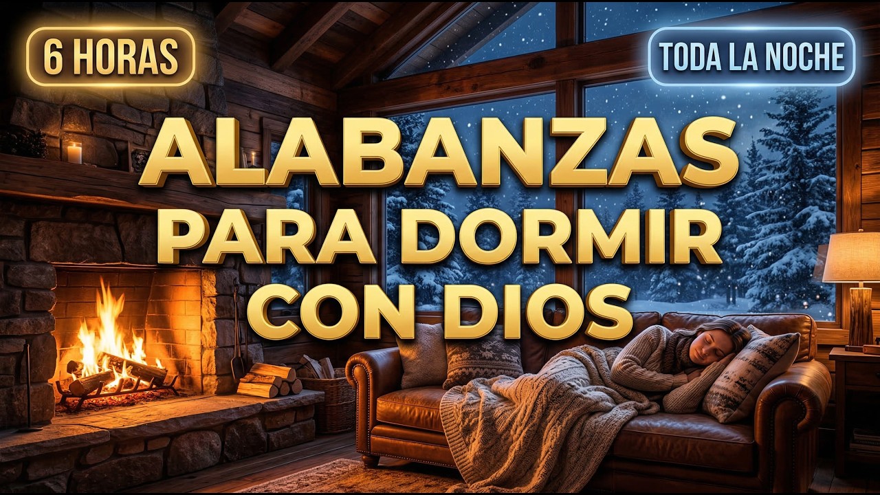 🔥🌙 Alabanzas para Dormir con Dios | 6 Horas de Paz y Descanso para el Alma 🙏 MúsicaToda la Noche