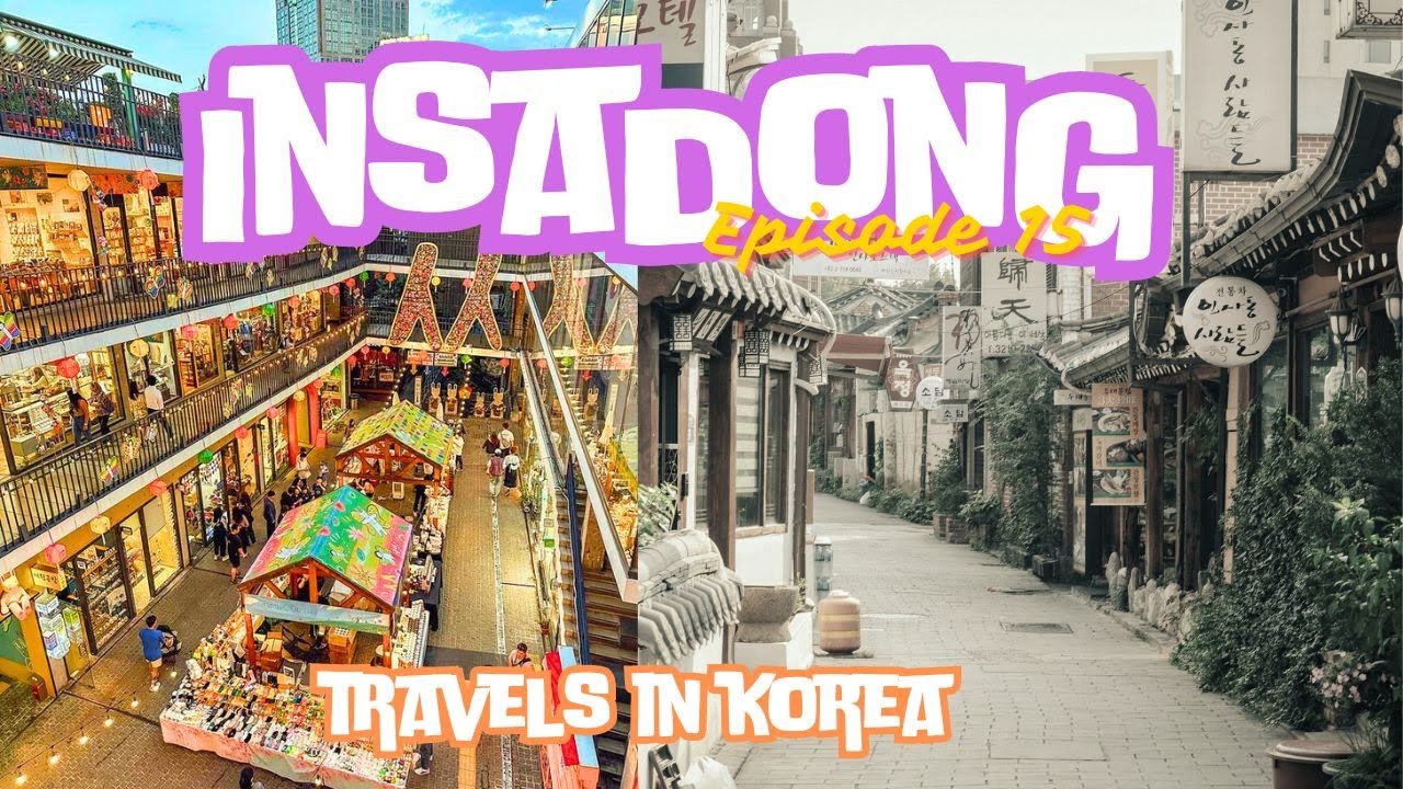 A day in Insadong and the  Ssamzigi Market. Travels in Korea Episode 15