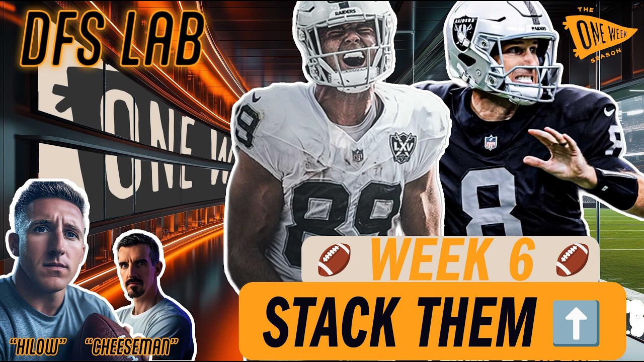Everyone Wants Josh Allen&hellip; We're Stacking Kirk Cousins?! | NFL DFS Week 6