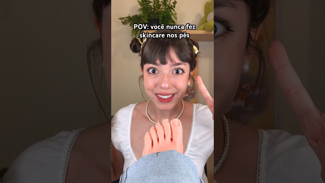 ent&atilde;o vc nunca fez skincare nos p&eacute;s?? 😳 #asmr #asmrsounds