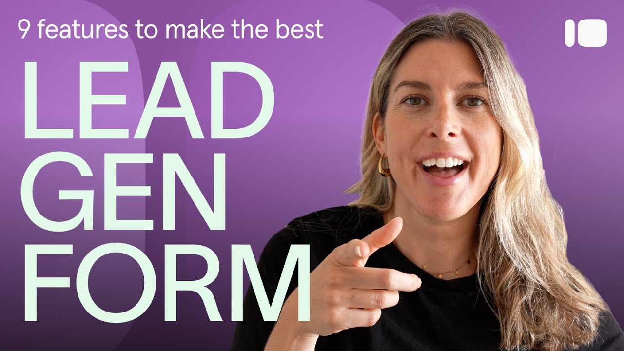 9 MUST HAVE features to create a KILLER lead gen form 💸 | Typeform Tips