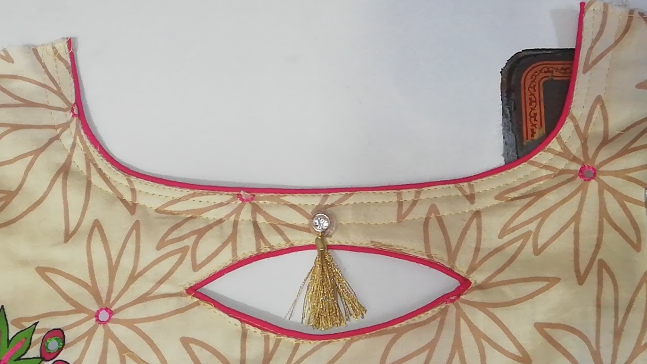 Very Trendy kurti/kurta neckline design (simple and easy)