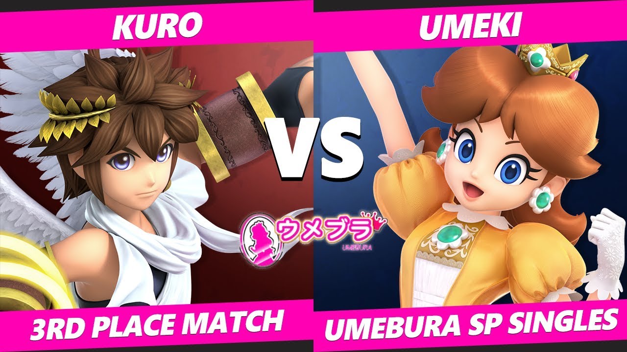 Japan Smash Ultimate Tournament - Kuro (Pit) Vs. Umeki (Daisy) Umebura SP SSBU 3rd Place Match