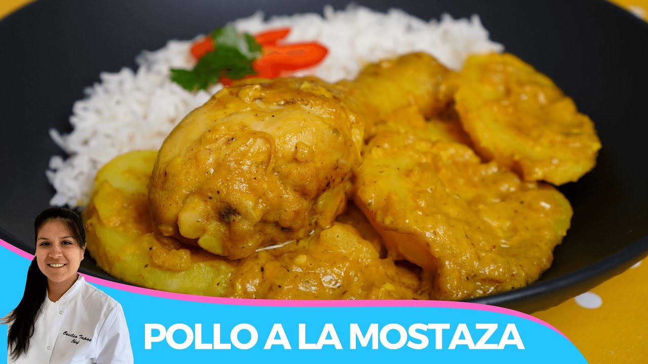 COMO HACER POLLO A LA MOSTAZA | RECETA FACIL Y DELICIOSA