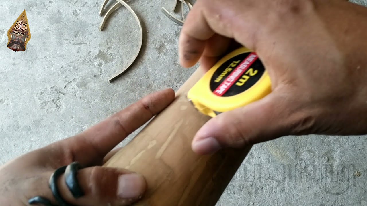 tutorial cara membelah bambu untuk sangkar perkutut iras.