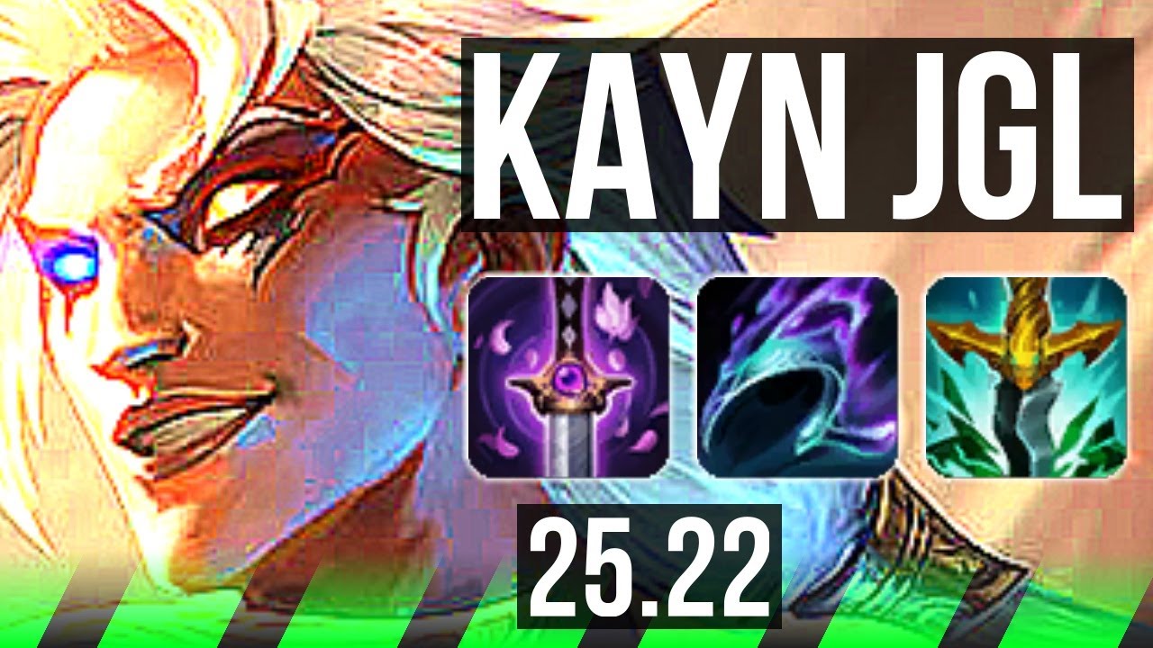 KAYN vs JAX (JGL) | 11/0/8, Legendary | NA Master | 25.22