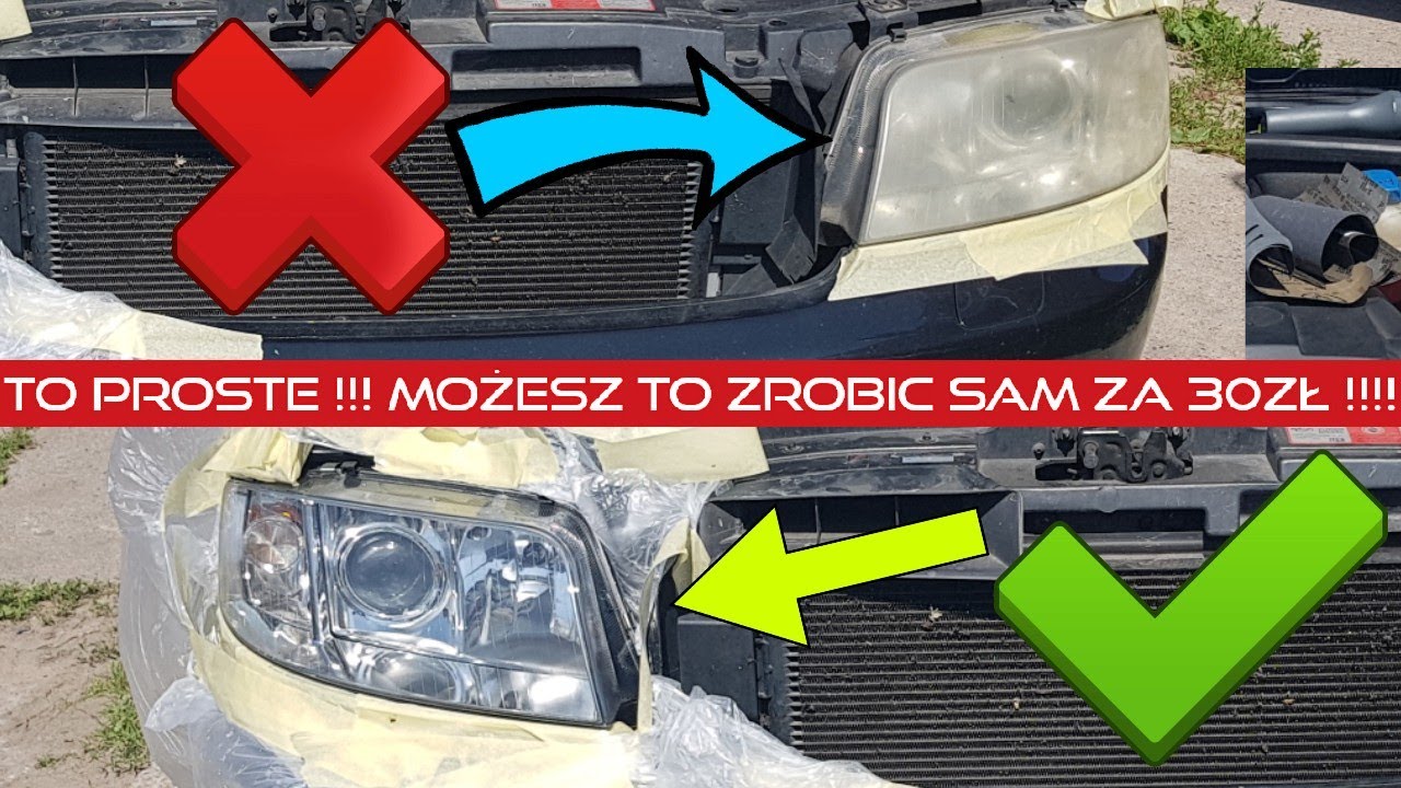 malowanie lamp za 30zł !!! regeneracja