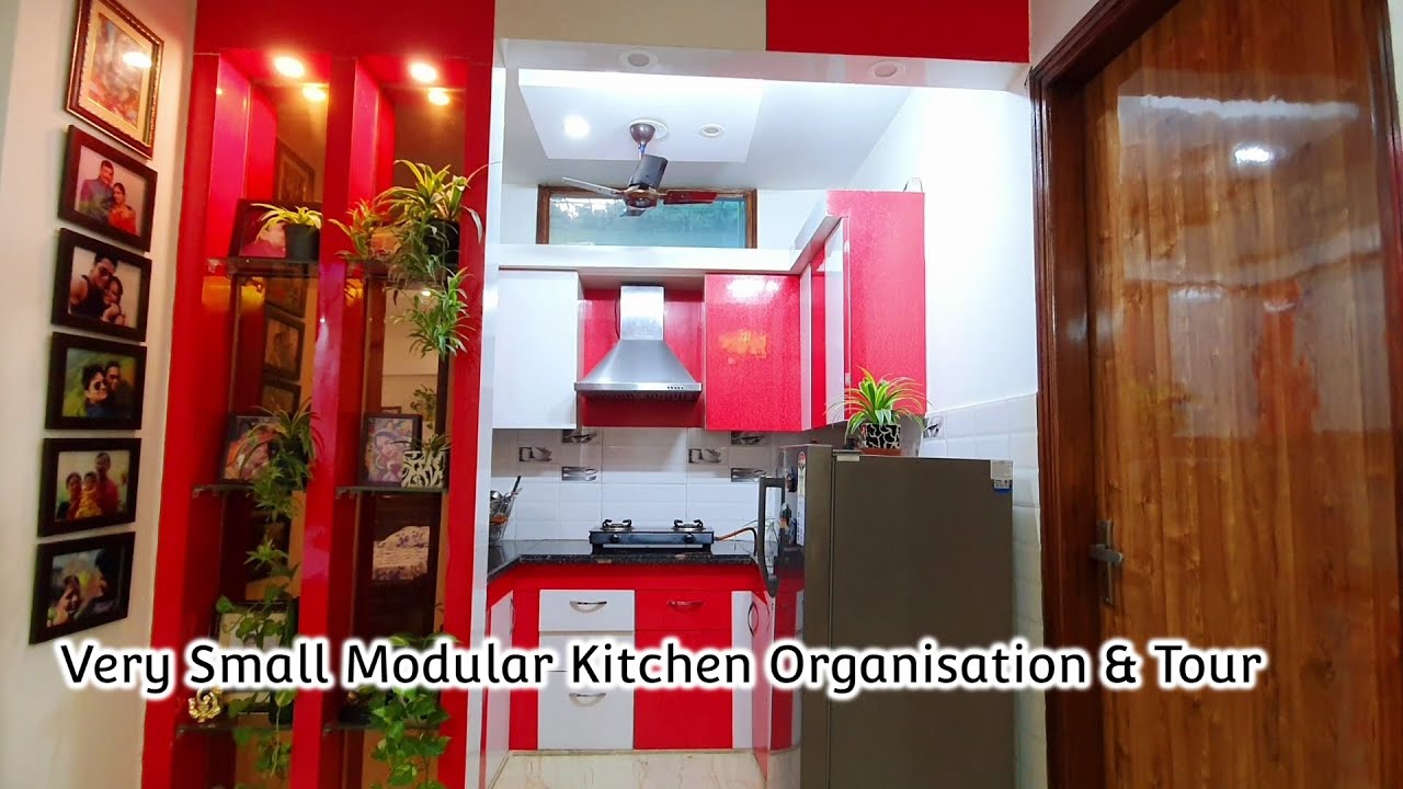 Very small Modular Kitchen tour- Chote kitchen ko kaise Sajaye aur Organise Kare || Indian Kitchen