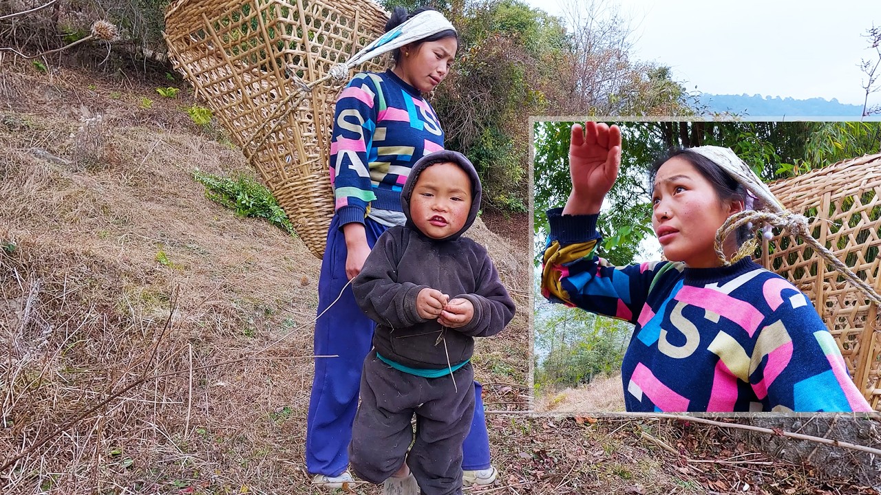 manjita with her son Niyabung || Himalayan a young mother Manjita Rai ||