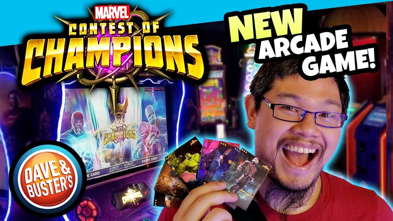 НОВАЯ аркадная игра Marvel Contest of Champions в Dave and Busters!