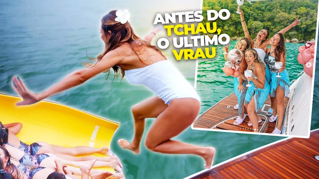 GANHEI UMA DESPEDIDA SURPRESA NA LANCHA! - VOU CASAR EM 4 DIAAAAS!