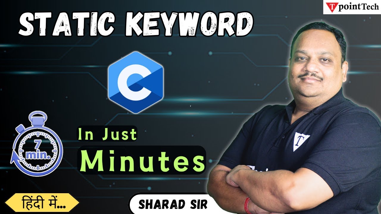 Static Keyword in C Programming with Example | C Programming Language Tutorial | Tpoint Tech