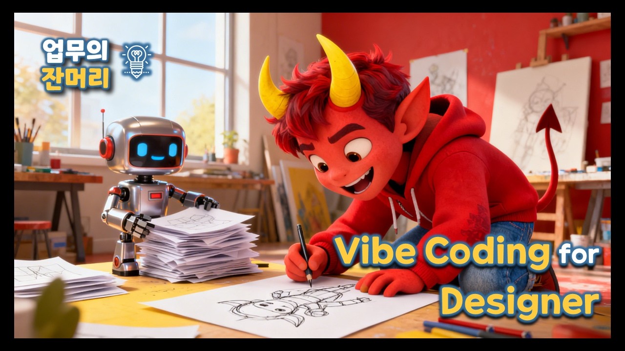 디자이너를 위한 바이브 코딩 (Adobe 스크립트)