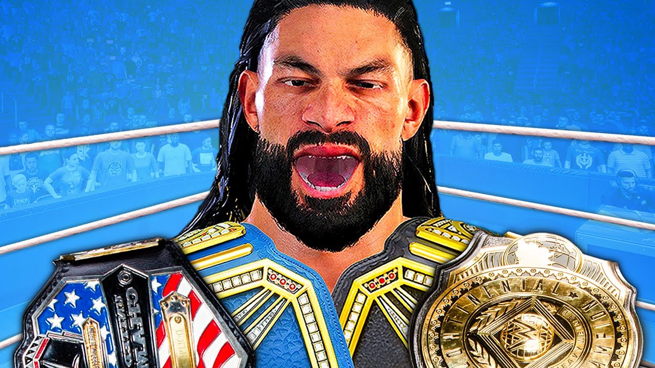 I Gave Roman Reigns All WWE Titles & This Happened...