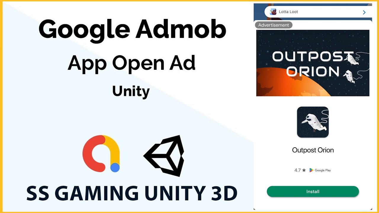Unity AdMob App Open Ads Tutorial | Integrate AppOpenAd in Unity 2025
