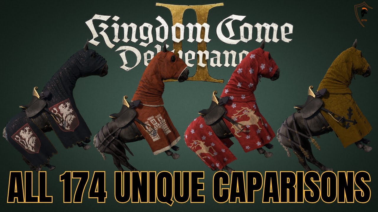 All 174 Unique Caparisons in Kingdom Come Deliverance 2
