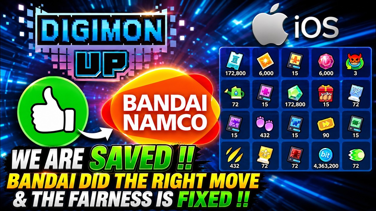 Digimon UP &mdash; iOS НАКОНЕЦ-ТО получили компенсацию! Драма ОКОНЧЕНА!