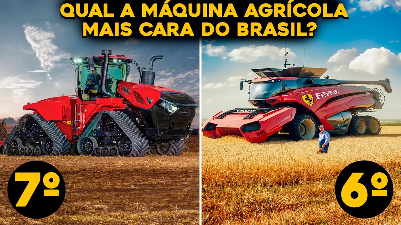 TOP 7 MÁQUINAS AGRÍCOLAS MAIS CARAS DO BRASIL - INACREDITÁVEL!