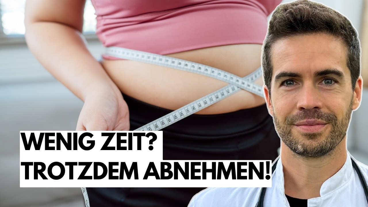 Abnehmen mit wenig Zeit: Die 3 effektivsten Stellschrauben!