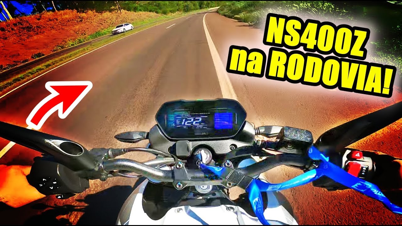 DOMINAR NS400Z na RODOVIA... A MOTO MAIS FALADA DO ANO! 💥
