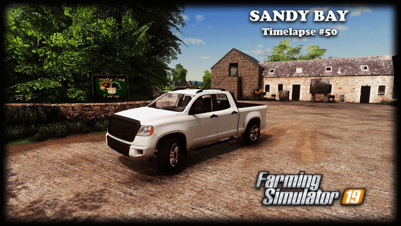 Last day/jobs on Sandy bay & mowing on Chellington Valley | Sandy Bay | FS19 Timelapse #50