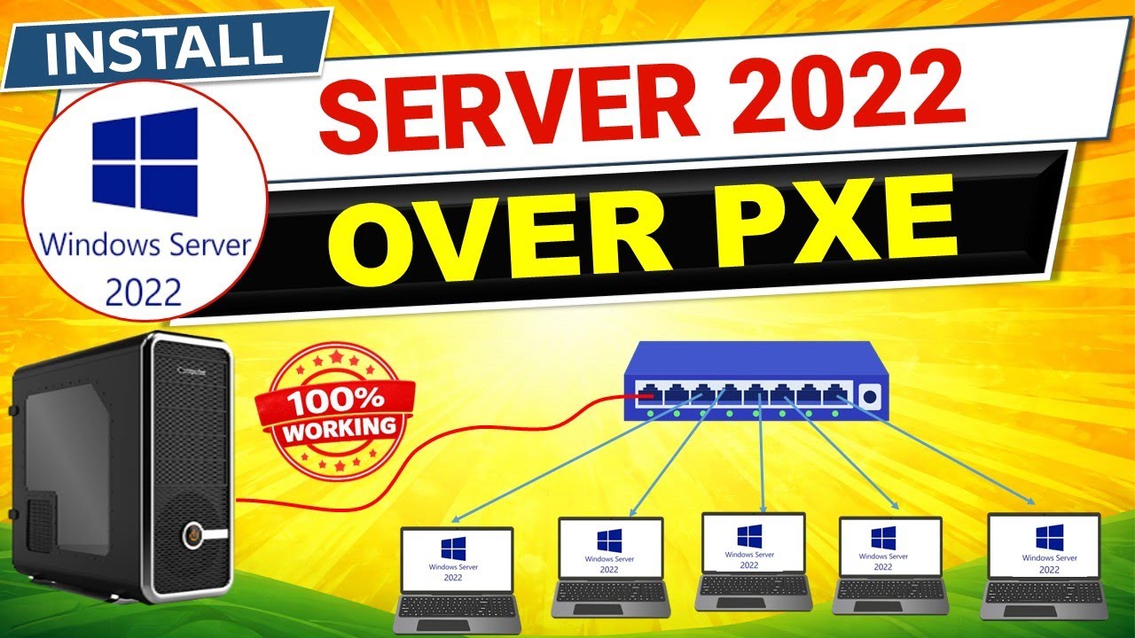 ✅ Windows Server 2022 PXE Boot Installation | Full Step-by-Step WDS Setup & Deployment Guide