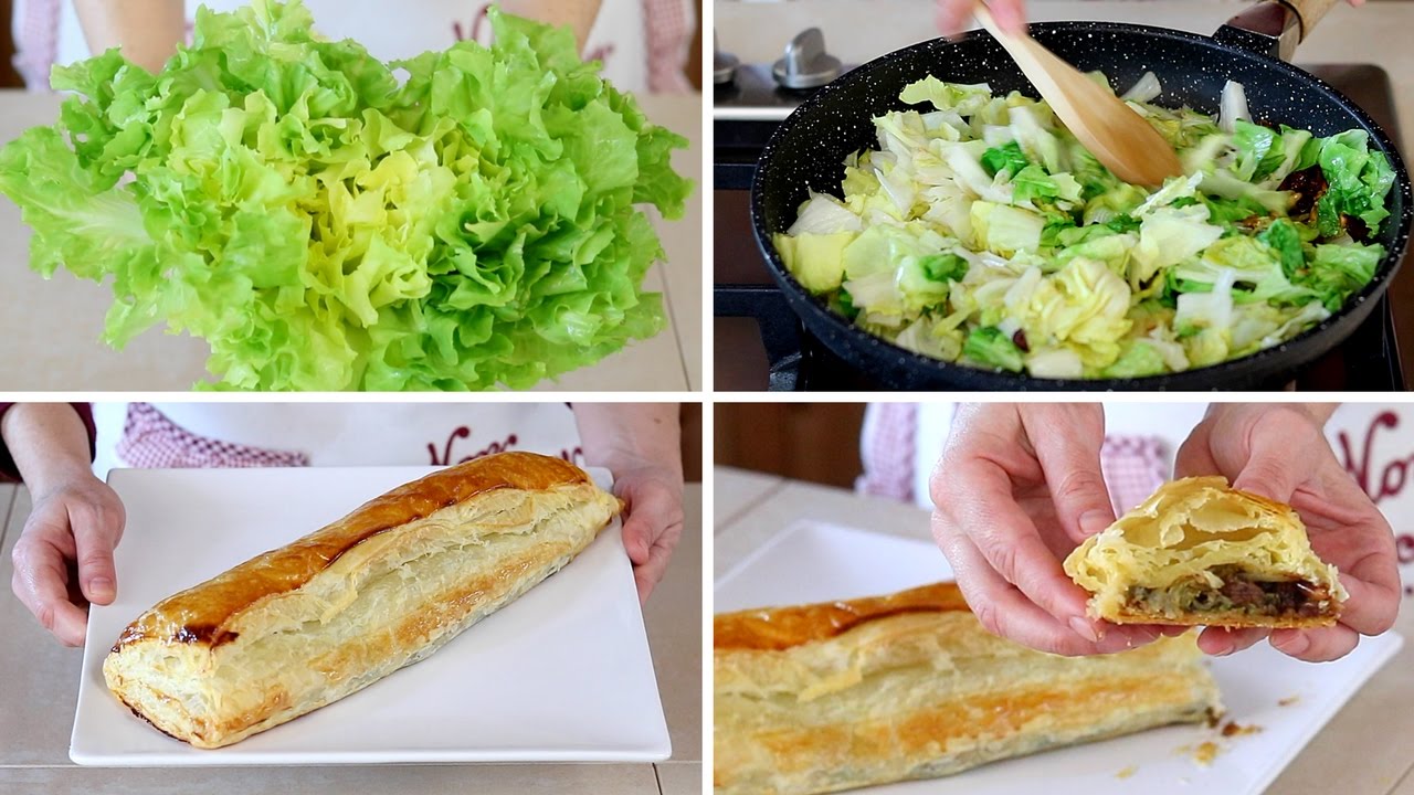 PINE NUTS AND RAISINS STRUDEL WITH ESCAROLE - easy recipe