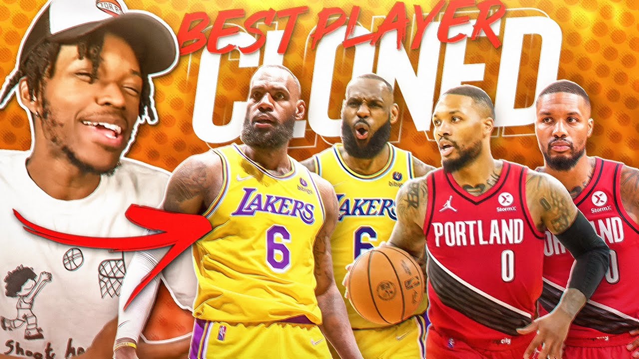 Я клонировал лучшего игрока каждой команды и сформировал суперкоманды в NBA 2K22