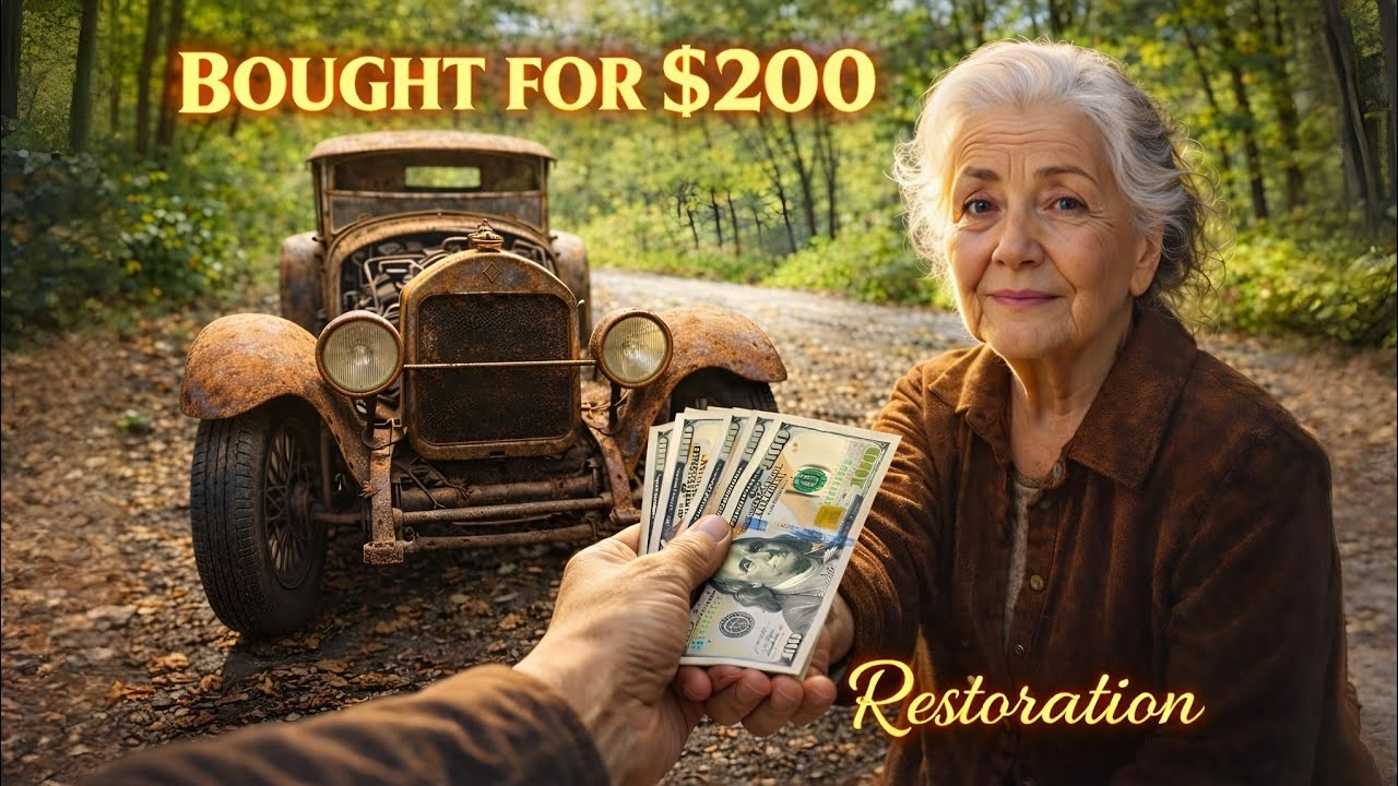 I Bought A 1913 Mercer Type 35 Raceabout Car In Just 200$ From An Old Lady For | Restoration ASMR