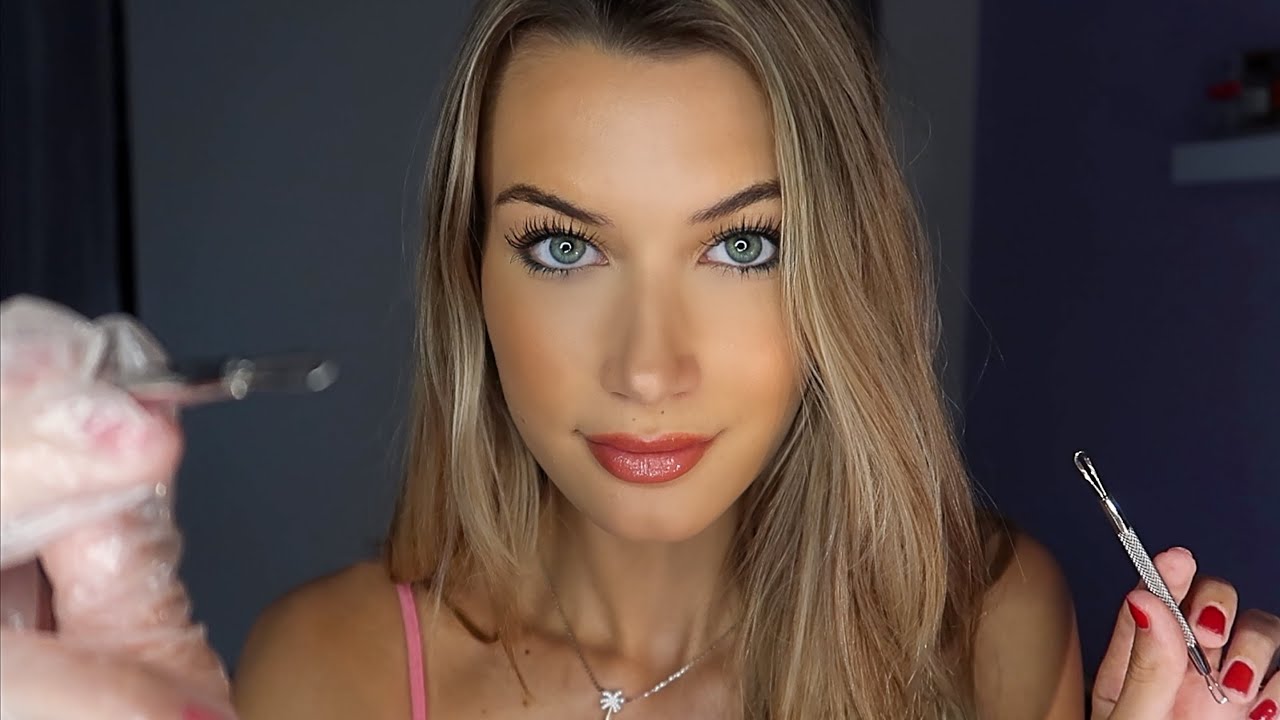 ASMR 🌿 Ролевая игра «Отшелушивание и экстракция» в спа-день