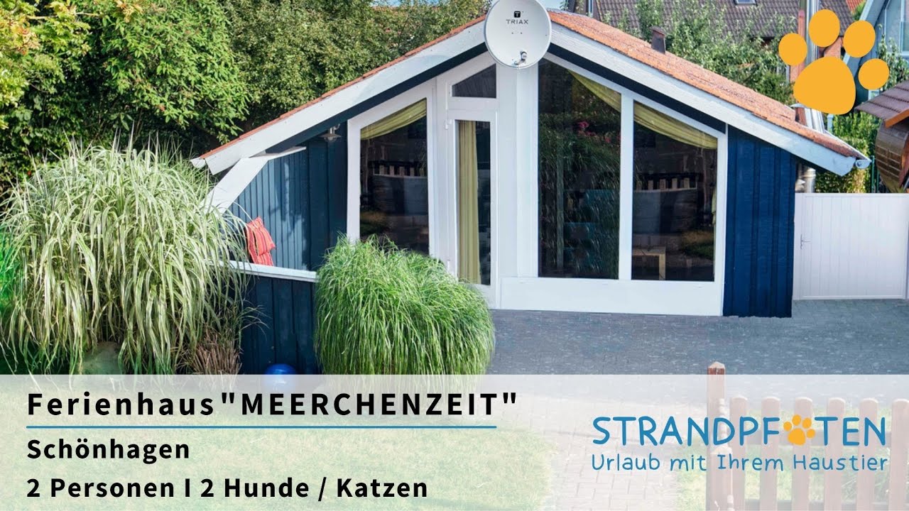 Ferienhaus mit Hund + Katze I Sch&ouml;nhagen I Ostsee I Ferienhaus 