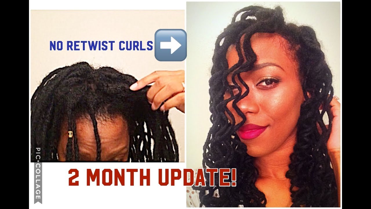 2 MONTHS NO RETWIST: UPDATE & STYLE: FLEXIROD CURLS