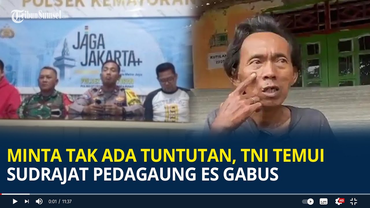 Minta Tak Ada Tuntutan, TNI Temui Sudrajat Pedagaung Es Gabus soal Tudingan Berbahan Spons