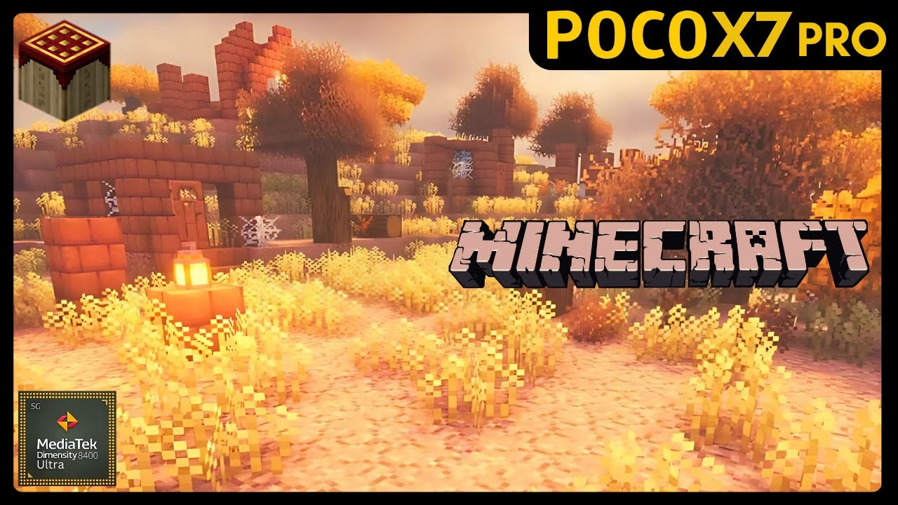 PojavLauncher - Minecraft: Java Edition | POCO X7 Pro | 12/512 | Dimensity 8400 Ultra