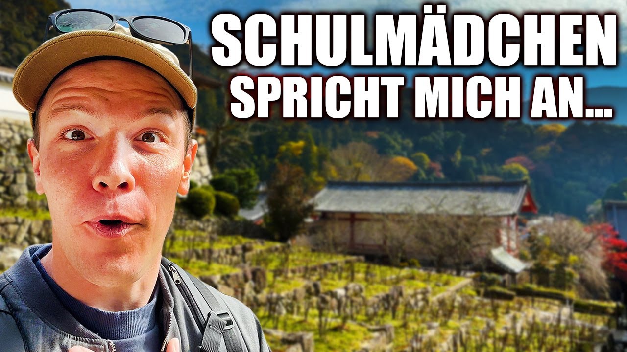 Schulmädchen in Japan SPRICHT mich an... - Ein Tag im Hase-dera und den Bergen Naras 【Japan Vlog】