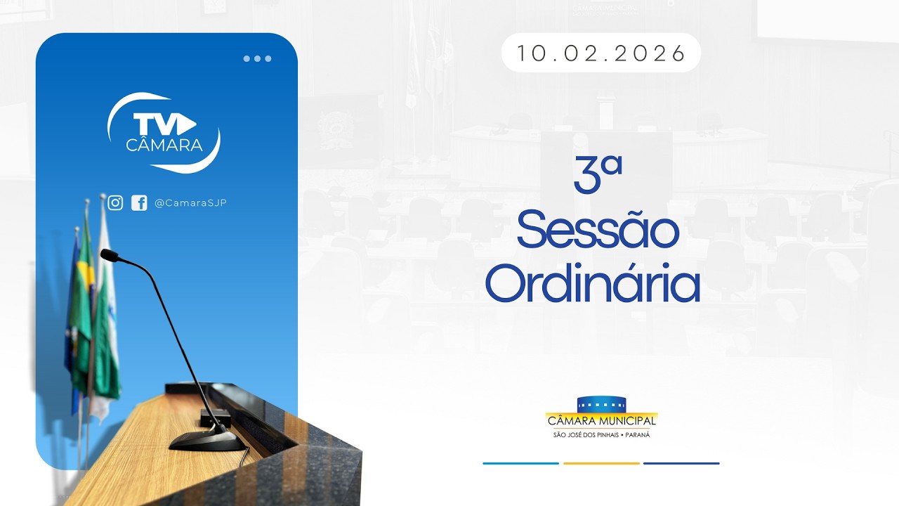 3ª Sessão Ordinária - 10/02/2026