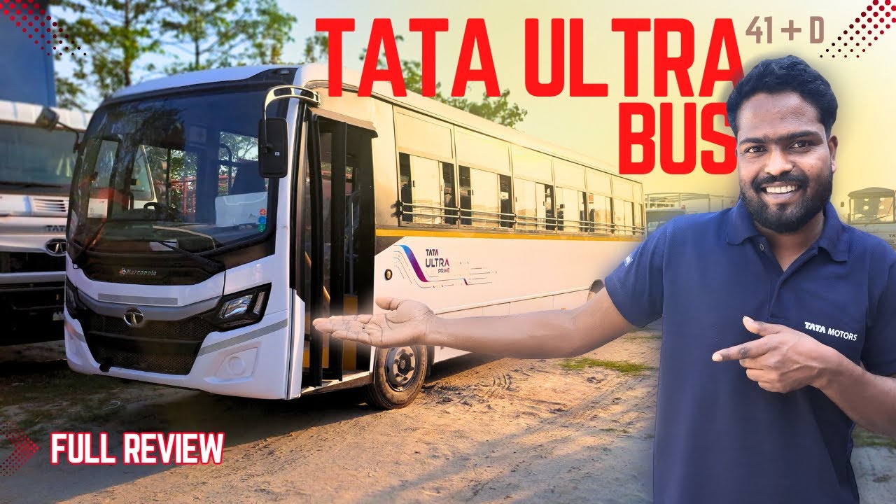Tata Ultra Bus |Push Back | Seater-42 | Price | Loan | All Permit | BS-6 Phase-2 | Full Review 2025🔥