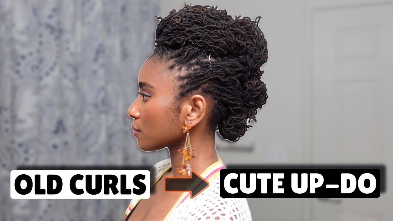 Old Curls, New Style (Part 1) | Effortless Updo on 4-Week-Old Curls