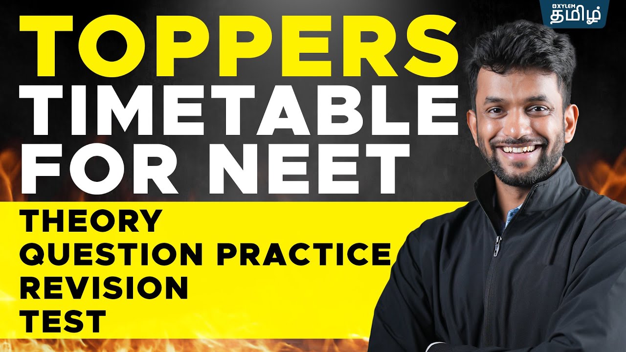 Best Timetable for NEET Students | Amrit Sir | Xylem NEET Tamil | NEET 2025