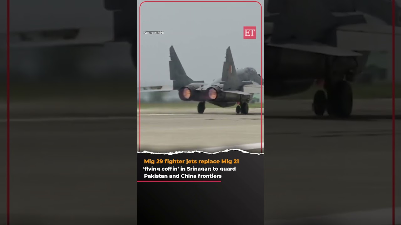 Mig 29 fighter jets replace Mig 21 'flying coffin' in Srinagar; to guard Pakistan & China frontiers